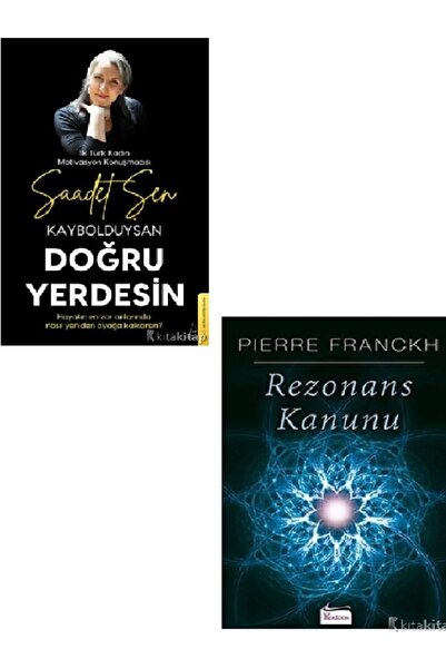 Destek Yayınları Kaybolduysan Doğru Yerdesin-Rezonans Kanunu-Saadet Şen 2 KİT...