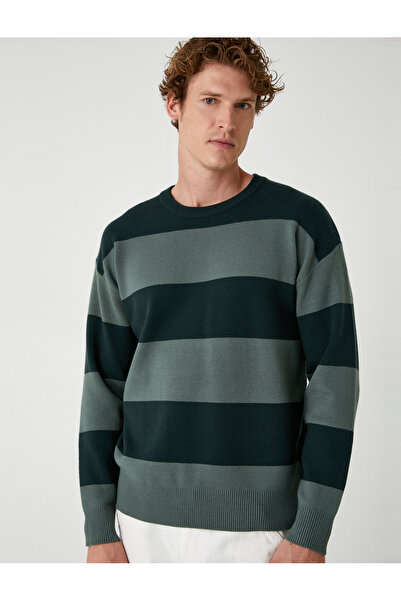 Koton Crew Neck Long Sleeve Knitwear Sweater
