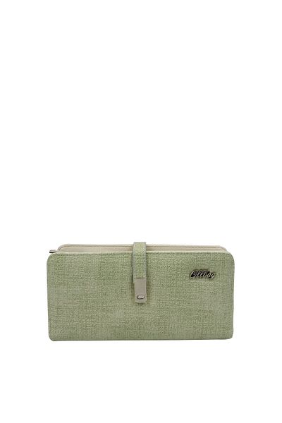 Sia Çanta Ollbag Classic Women's Wallet Zippered Medium TLF Compartment Double Sided Use Multi Card