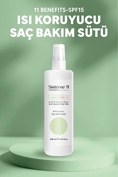 Sistéme 11 Sun Guard Isıya Karşı Koruyucu Saç Bakım Süt Spreyi 250 ml