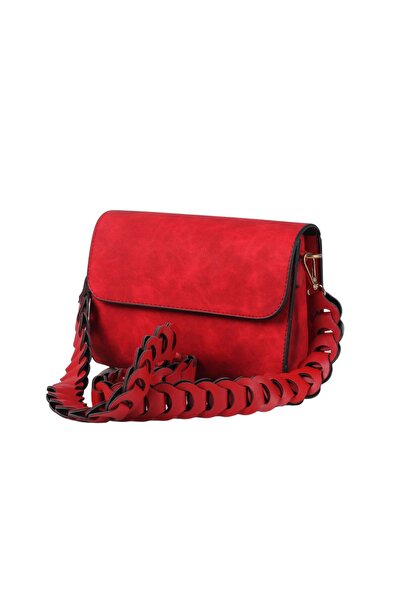 Sia Çanta SİA ÇANTA Örgü Saplı, Şık Sade ve Kullanışlı Kutu Model Çapraz Askı...