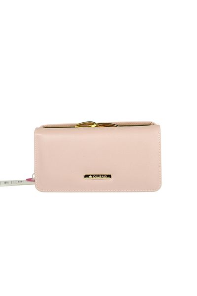 Sia Çanta Ollbag Women's Wallet Quality Yellow Clip Accessory Tri-Folding Main Section Multi-Compartment Card Holder