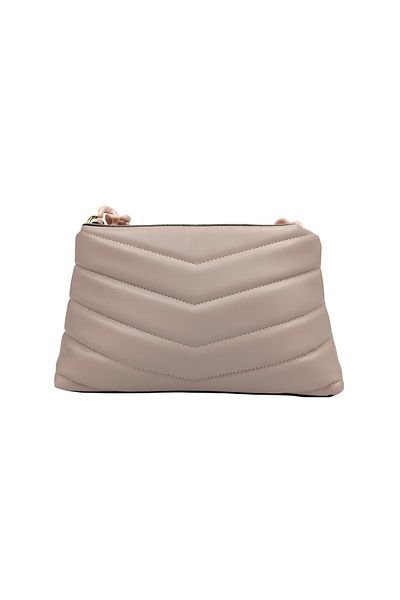 Sia Çanta SİA BAG Line Quilted Baguette Bag with Colorful Chain Accessories, Baguette & Cross Strap, Simple and Stylish