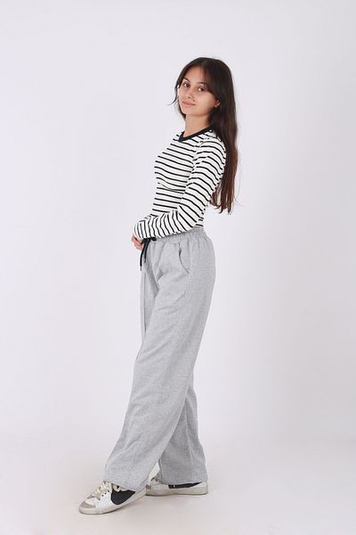 han elegant Oversize Sweatpants and Cropled Girls' Set