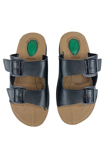 VİZYON Sia Bag Vision Anatomical Comfortable Sole Breathable Feet Orthopedic Men's Slippers