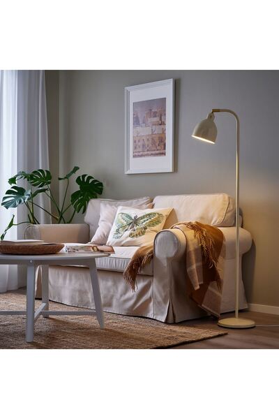 IKEA yer ve okuma lambası, açık bej, 38x27x22 cm