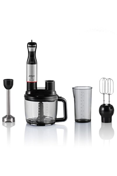 Arzum Forte Multi Blender Seti Tetikli Çalıştırma 1000W Siyah - AR1157-S