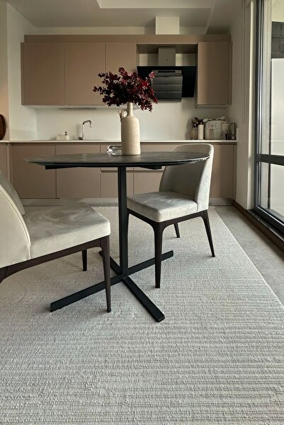 Cool Halı Curly 1120 Krem Halı Yolluk Bukle Salon Halı Antre Hol Koridor Halı...