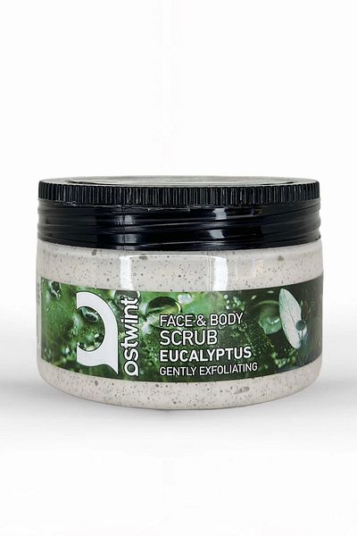 Ostwint Eucalyptus 300 ml - Face and Body Peeling Scrub, Skin Cleansing and Smoothing