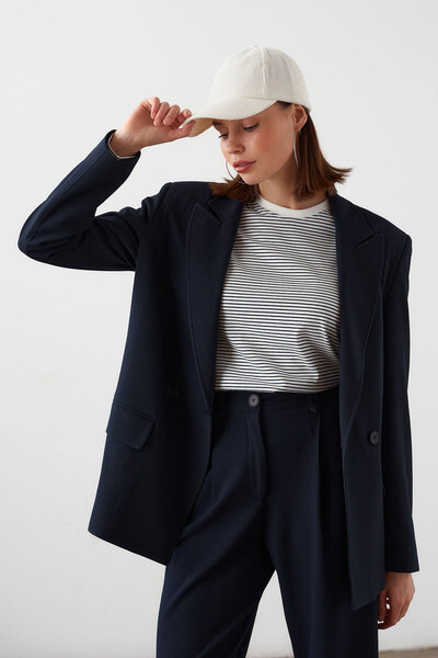 urban focus Double Breasted Oversize Jacket