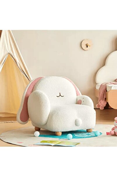 innature Rabbit Teddy Kumaşlı Yumuşak Soft Oturumlu Çocuk Koltuğu - Home