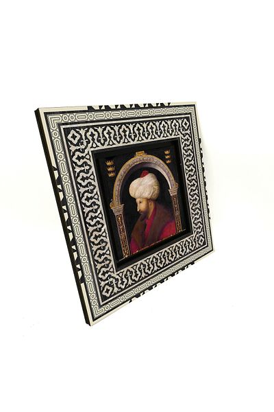 Sadrazam Fatih Sultan Mehmet Printed Mdf Table 20X20 Krt-88