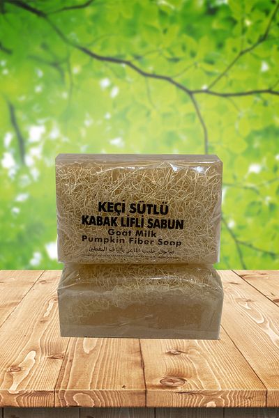 Nursima Findit Natural Pumpkin Fiber Goat Milk Soap 100 Gr