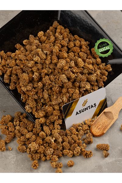 ASUNTAŞ Yellow Mulberry Dried Natural Dried Vacuum Package Without Additives 300g