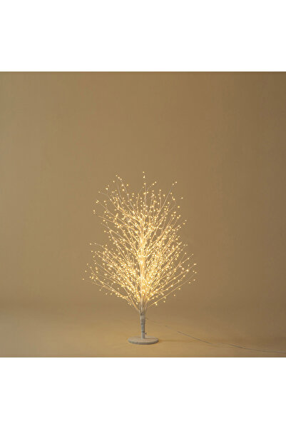 Chakra Petra Led Işıklı Yılbaşı Dekoru 120 cm Beyaz