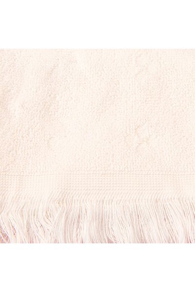 Evidea Ecru Soft Border Hand TowEl - 30x50 cm