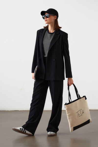 urban focus Double Breasted Oversize Jacket