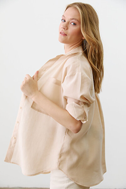 urban focus Oversize Shirt with Epaulettes