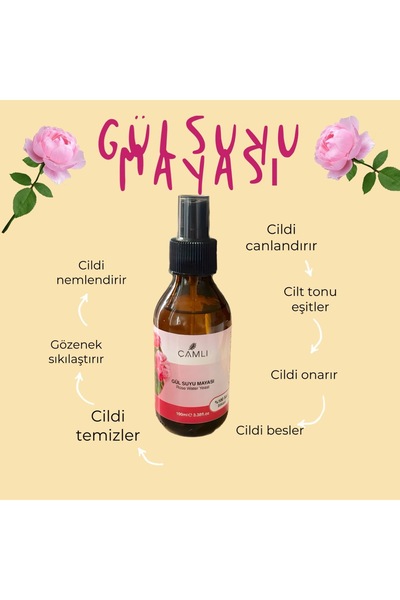 Çamlı doğal yağlar Gülsuyu mayası