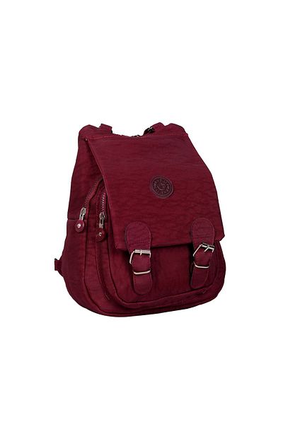 Sia Çanta SİA BAG Crinkle Backpack Model with Two Compartments Cover Back & Shoulder Strap Waterproof Fabric Washable