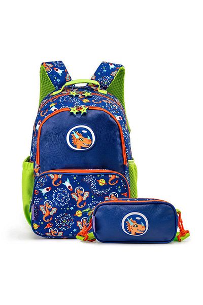 Milk & Moo Milk&Moo Children's Backpack and Waist Bag Function Pencil Case Set Ponix
