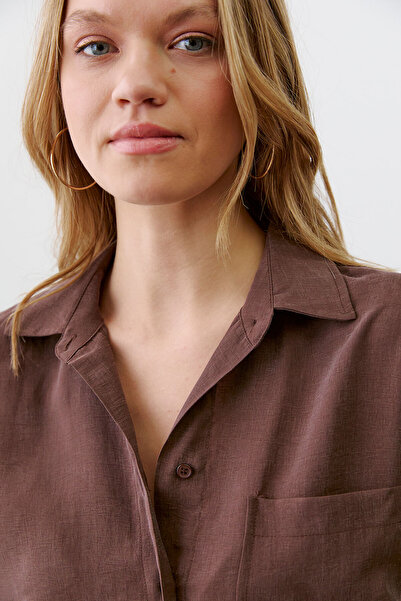 urban focus Oversize Shirt with Epaulettes