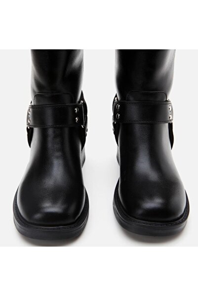 Yaya by Hotiç Black Women's Buckle Boots