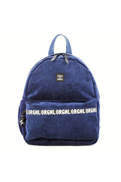 kids A more Coolest Corduroy Boy's Backpack Navy Blue
