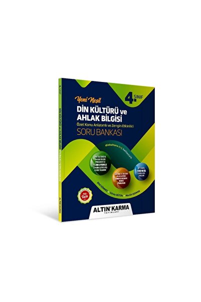 Altın Karma Yayınları 4.Sınıf Din Kültürü ve Ahlak Bilgisi Özet Konu Anlatıml...