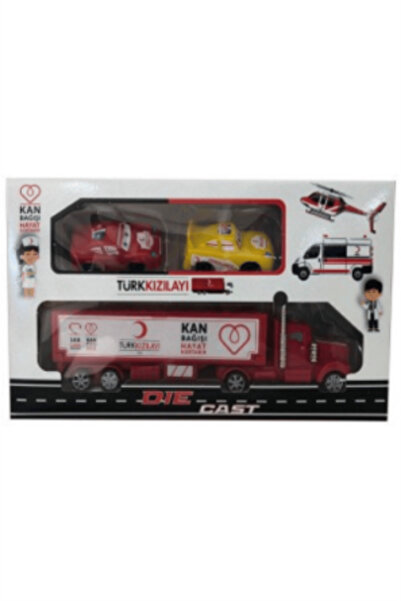 Genel Markalar Kutulu 2 Arabalı Kızılay Kan Bağış Tır