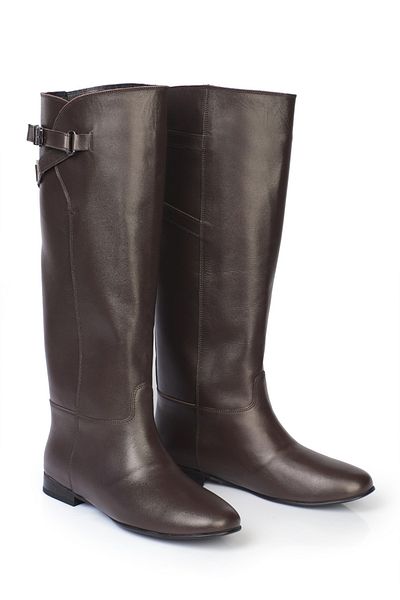 KARVENSHOES Кафяви балерини от естествена кожа - Karven1214