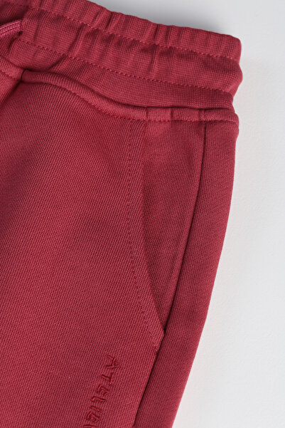 Atelier Babbi 100% Cotton Sweatpants - Burgundy
