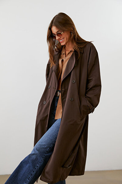 urban focus Oversize Double Breasted Trenchcoat