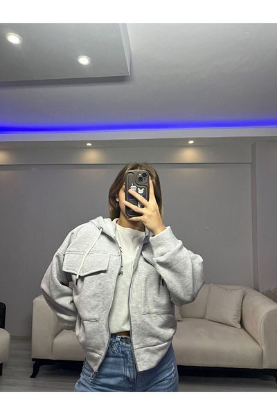 modakirwem CROP SWEATSHIRT