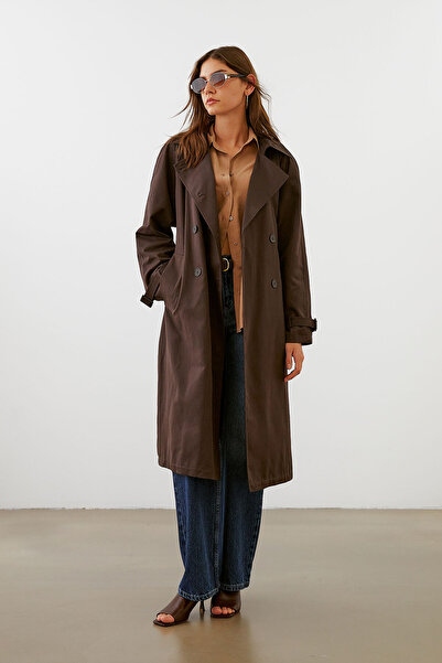urban focus Oversize Double Breasted Trenchcoat