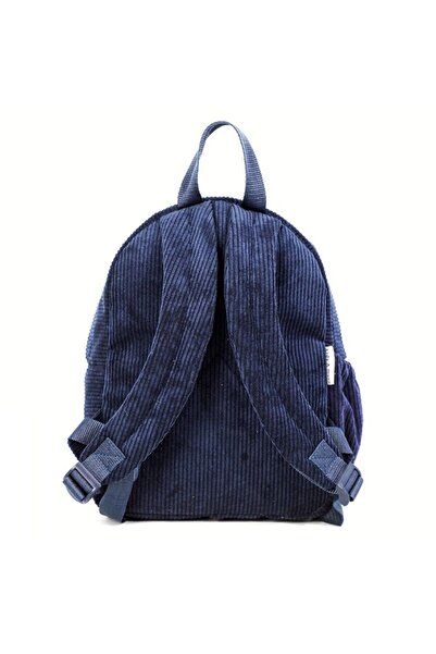 kids A more Coolest Corduroy Boy's Backpack Navy Blue