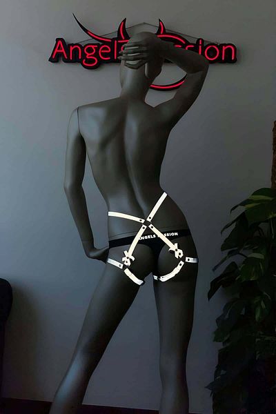 Angels Passion Pole Dance Reflector Harness - Αγκαλιάζει τους γοφούς