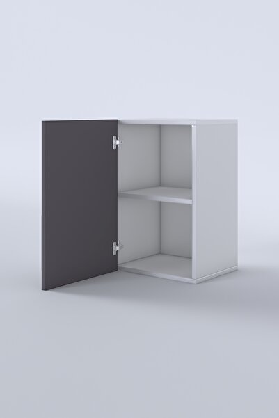 Kenzlife Hazır Mutfak Dolabı Bamya60 Gri Mod2 60*040*32 Mebran Kapak Suntalam Gövde