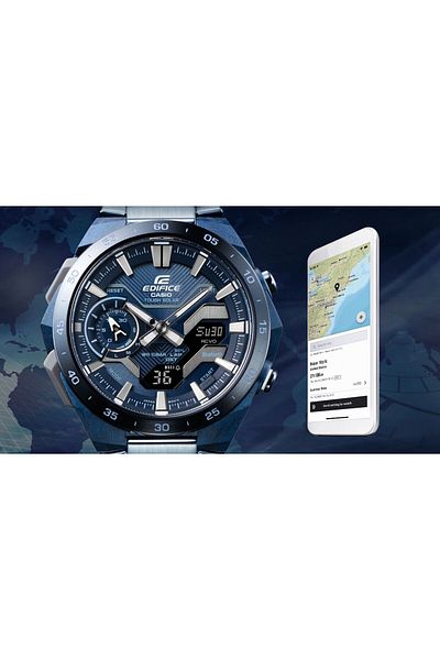Casio Ecb-2200Cb-2Adf Wrist Watch