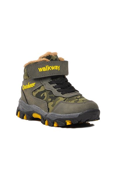 WALKWAY Khaki Kids Outdoor Boots