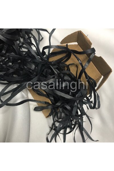 bisaccia Siyah Pelur Kağıt Kırpıntısı Black Shredded Tissue Paper Siyah Kırpı...