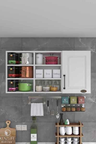 Kenzlife Hazır Mutfak Dolabı Nane60 Byz Mod1 60*120*32 Mebran Kapak Suntalam Gövde