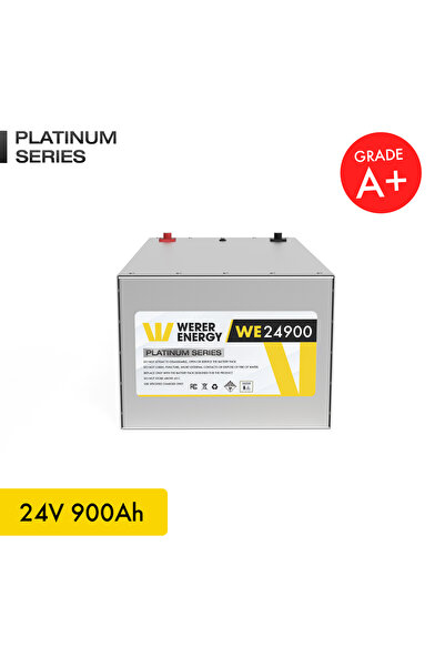WERER ENERGY 24V 900Ah LiFePO4 Platinum Series Bluetooth'lu Lityum Demir Fosf...