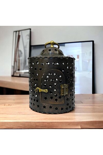 EFEMİR Silindir Yıldız Kesimli Oksitli Bakır Fener No: 1