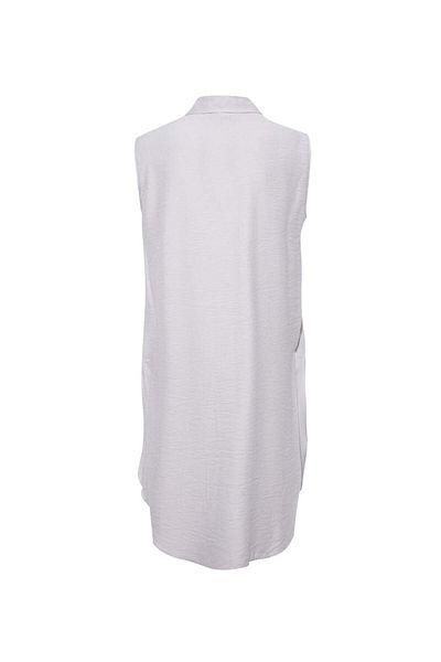 RİVUS Sleeveless Relaxed Fit Shirt - Gray