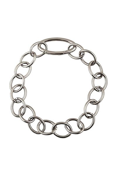 RİVUS Large Ring Necklace - Silver