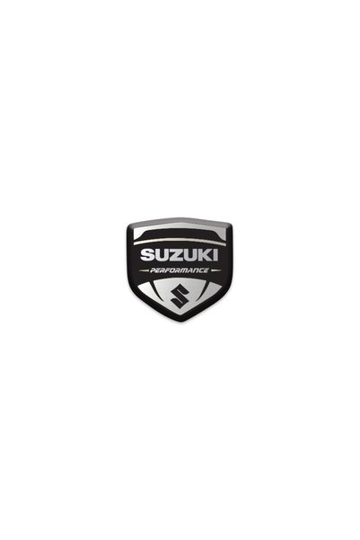 MOTOSEPETİM SUZUKI LOGOLU 3D KABARTMALI SİPERLİK CAMI STİCKER 6