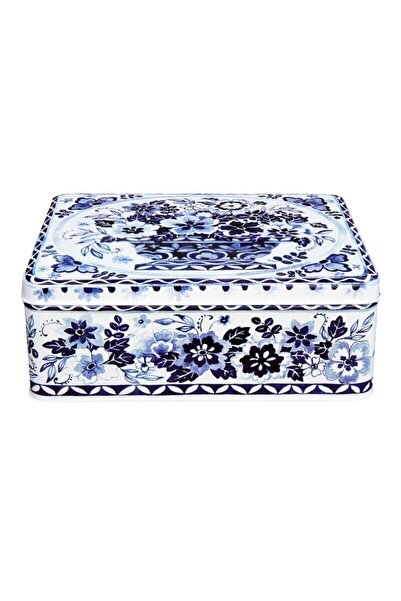 FAİRYTALE Bleu Blanc Dikdörtgen Kutu, Büyük