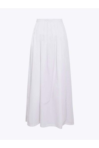 RİVUS Maxi Φούστα Parachute Fabric - Λευκό