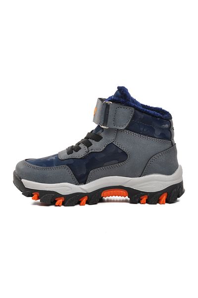 WALKWAY Navy Blue Kids Outdoor Boots